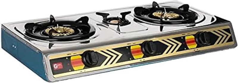 Grand Electronic Consumption Saving 3 Eye Self-Ignition Flat Cooker (NORMAL) - Image 3