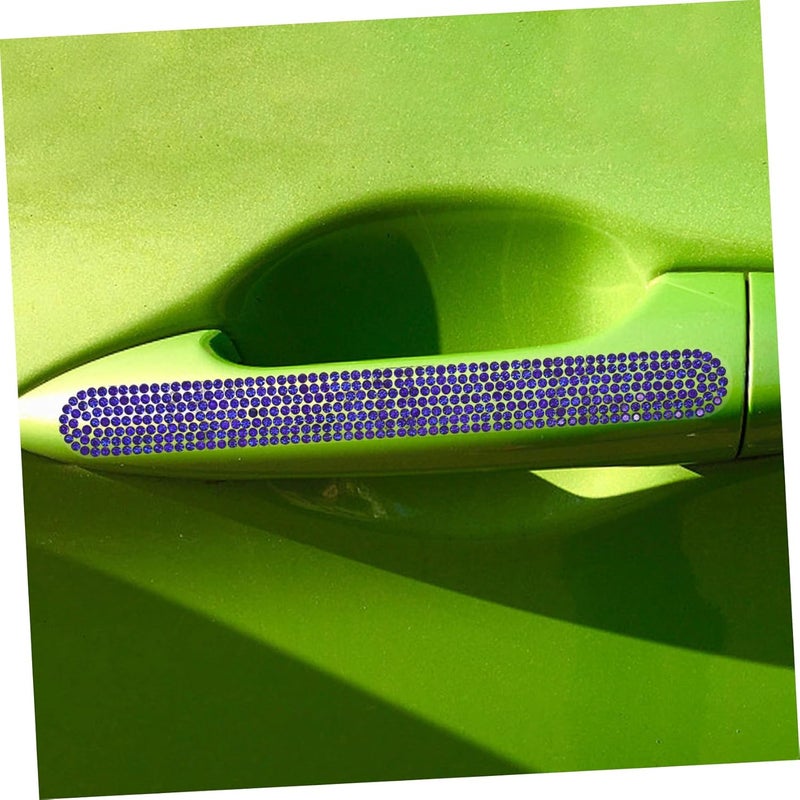 DECHOUS 4pcs Car Door Handle Protector Stickers Rhinestone -Scratch Adhesive Cover for Vehicle Door Handles Scratch Design for Cars - Image 5