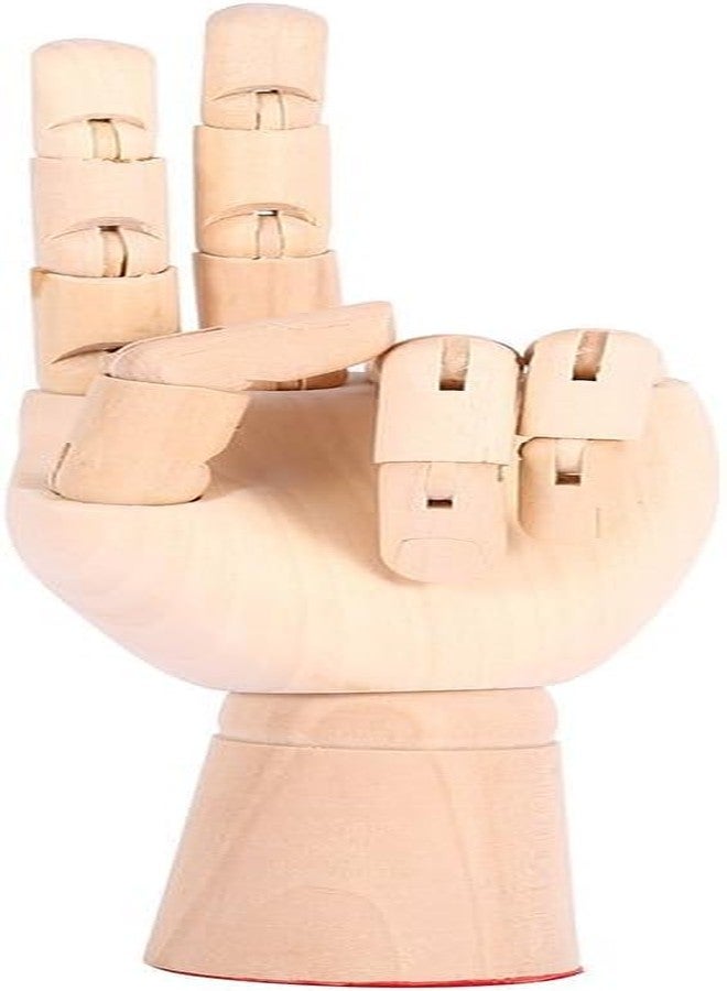 53 Arts 53ARTS Artist Wooden Hand Manikin (Left, 10 inches) - Image 2