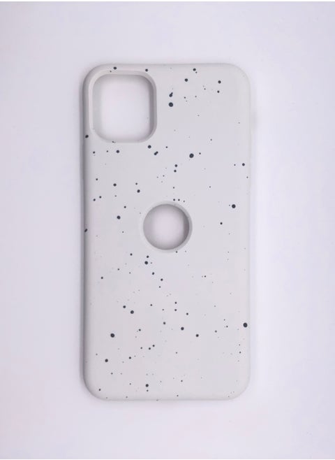 iPhone 11 Pro Max New Dotted Design Glow Feel PKK Silicone Case for iPhone 11 Pro Max White
