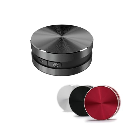 Bewinner Bone Conduction Speakers Ultra Mini, Turn Anythin into Speaker, Stereo Bass Portable Small Cordless Speaker with Suction Cup for Home Outdoor Travel (Black) - Image 1