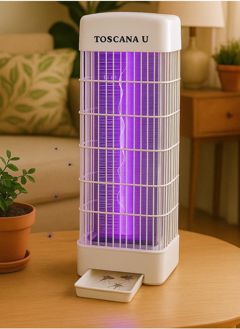 TOSCANA U The best killer of mosquitoes and flying insects inside and outside the house by electric shock and UV lighting, electric mosquito, fly and fly zapper  - Image 1