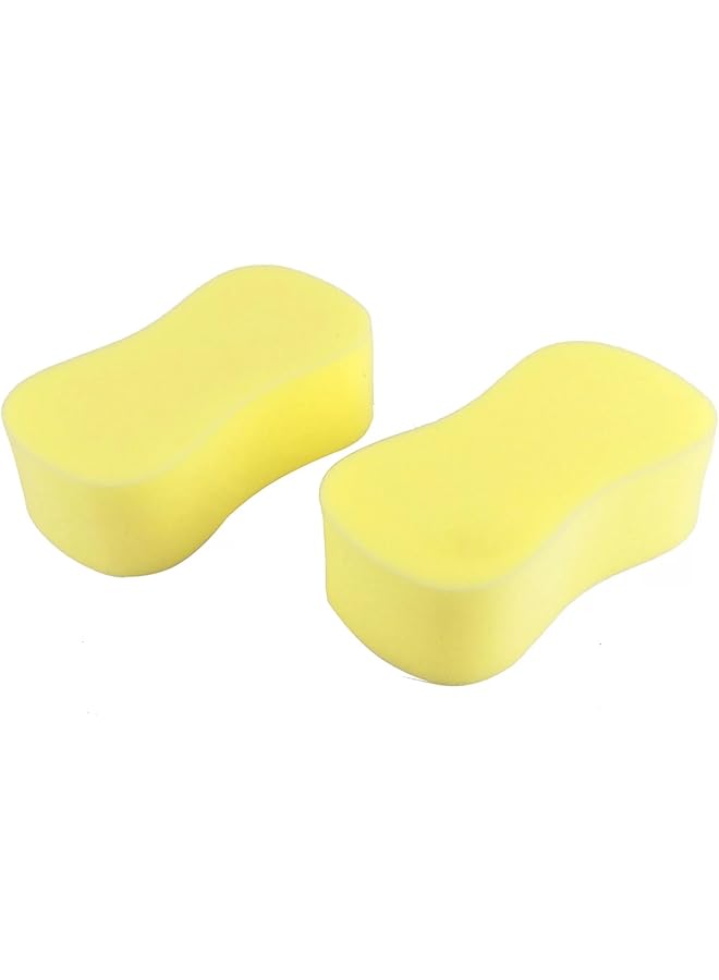 3 اكس ار إسفنجة غسيل السيارات الصناعية العملاقة، صفراء - Image 1