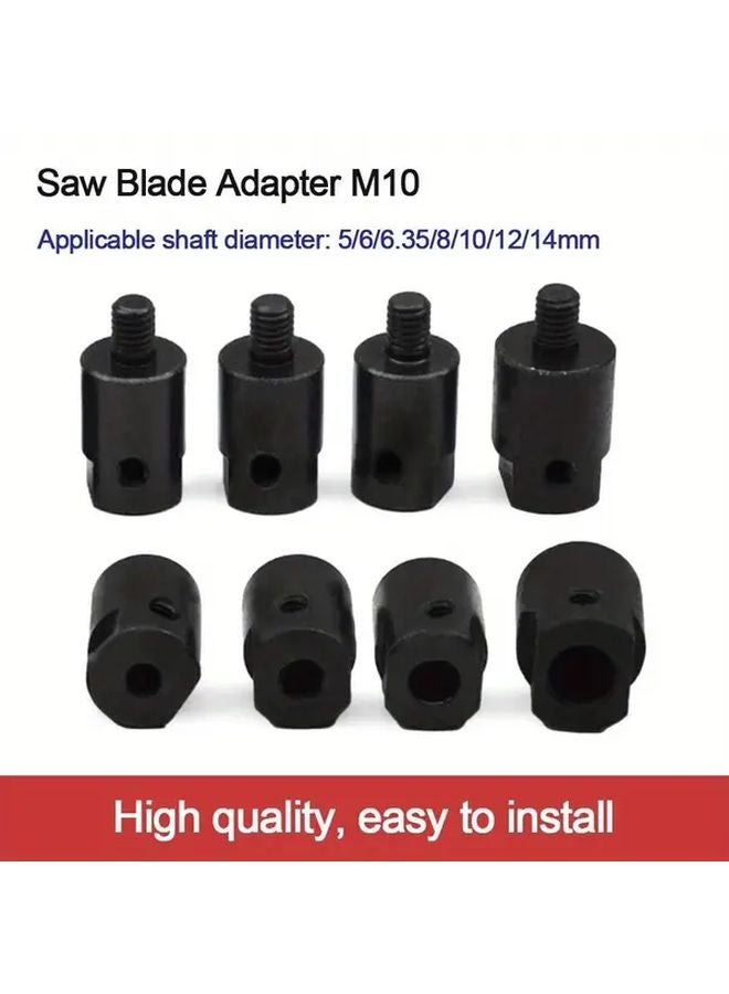 M10 6.35MM Saw Blade Adapter Heavy Duty Steel Grinding Polishing Motor Shaft Coupler - Image 3