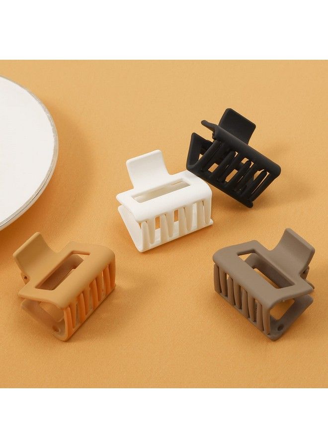 Ivyu Hair Claw Clips For Women Small Claw Clips For Thin Hair 1.57 Inch Mini Hair Clips No Slip Medium Hair Clips Square Claw Clips Hair Styling Accessories For Women Girls - Image 4