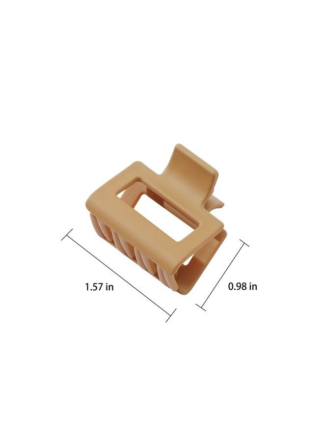 Ivyu Hair Claw Clips For Women Small Claw Clips For Thin Hair 1.57 Inch Mini Hair Clips No Slip Medium Hair Clips Square Claw Clips Hair Styling Accessories For Women Girls - Image 5