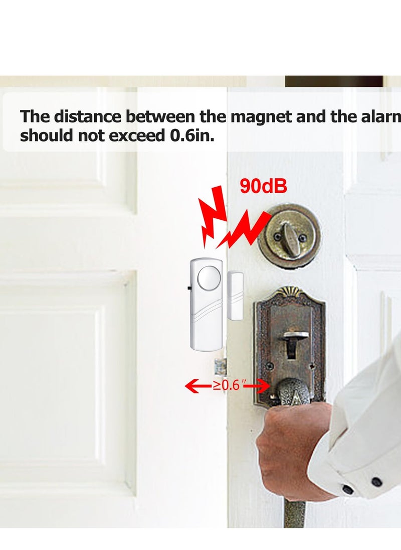 Daytoyz Security Door Window Alarm, Wireless Sensor Door Window Burglar Alarm, Door Alarms for Kids Safety, Easy Installation Doorbell Alarms for Office House Window Pool  - Image 3
