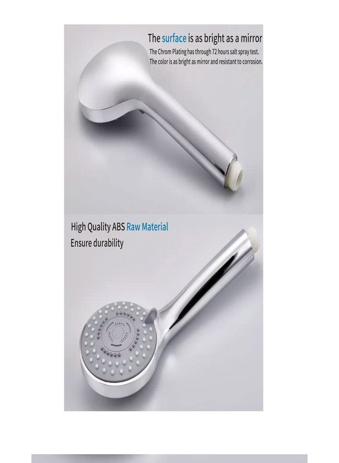 INDOROX Indian Hand Shower for Bathroom Complete Set with Hose and Wall Stand (ABS-Silver Gray) - Image 3