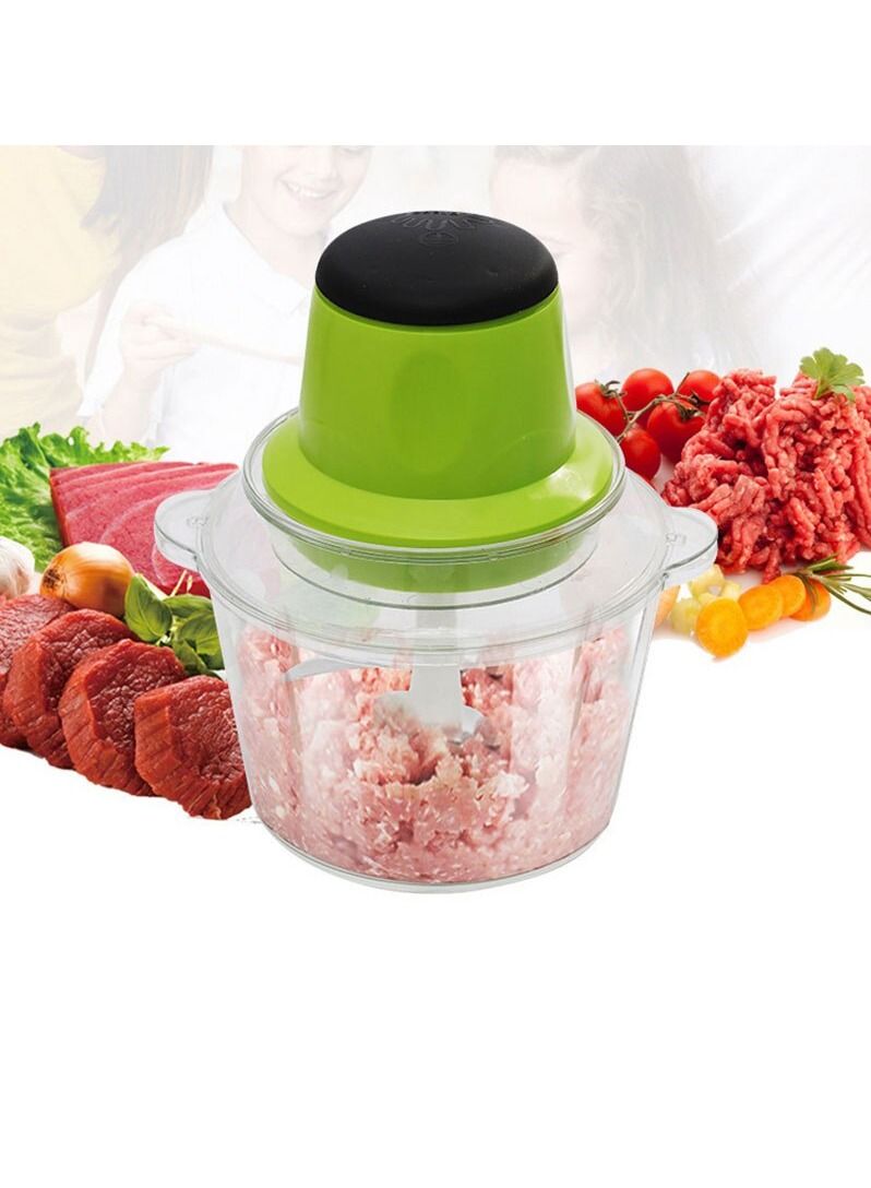 DubaiGallery Portable Food Chopper Multifunctional Electric Meat Grinder USB Power Four-Blade Sharp Blade for Mincing Garlic Ginger Meat - Image 1