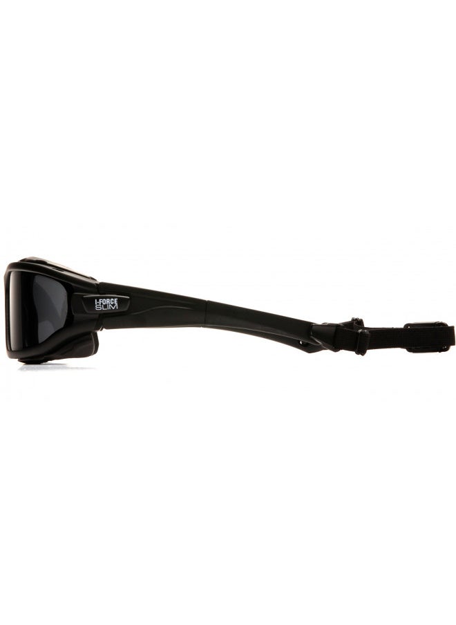 Pyramex Safety Pyramex I-Force Slim Safety Goggle, Black Frame/Gray Anti-Fog Lens  - Image 3