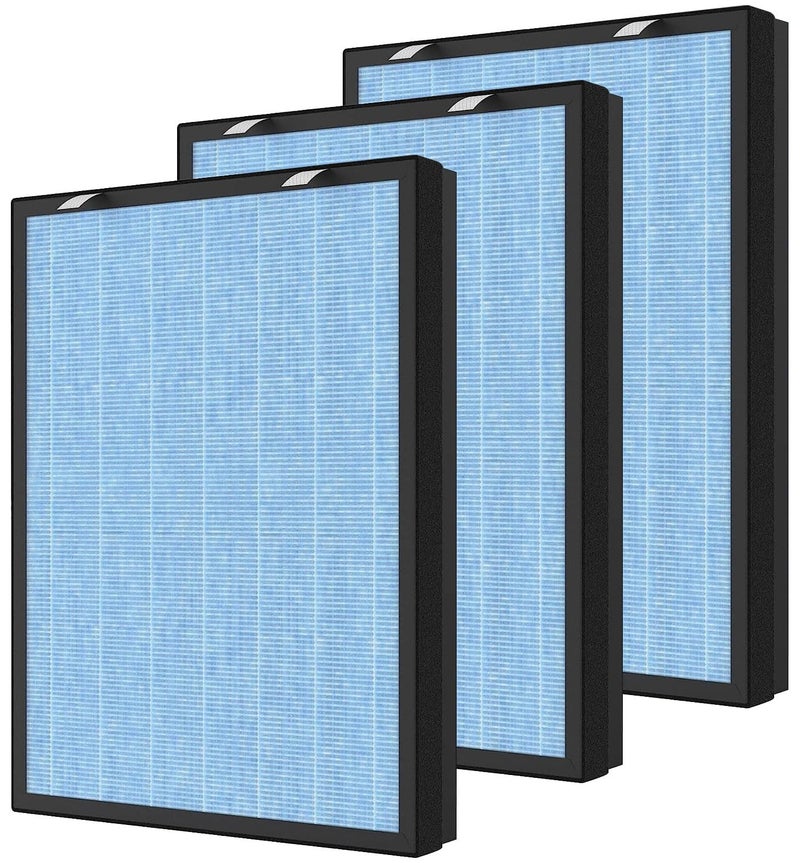 FCFMY 3 Packs HSP002 True HEPA Air Filter Replacement Compatible with Smart Purifier for Home Large Room  HSP002 20 H13 True HEPA