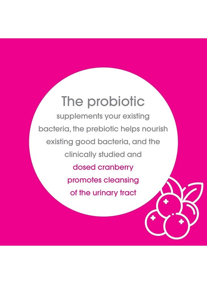 vH Essentials Probiotics With Prebiotics And Cranberry Feminine Health Supplement 120 Capsules (54436)  - Image 5