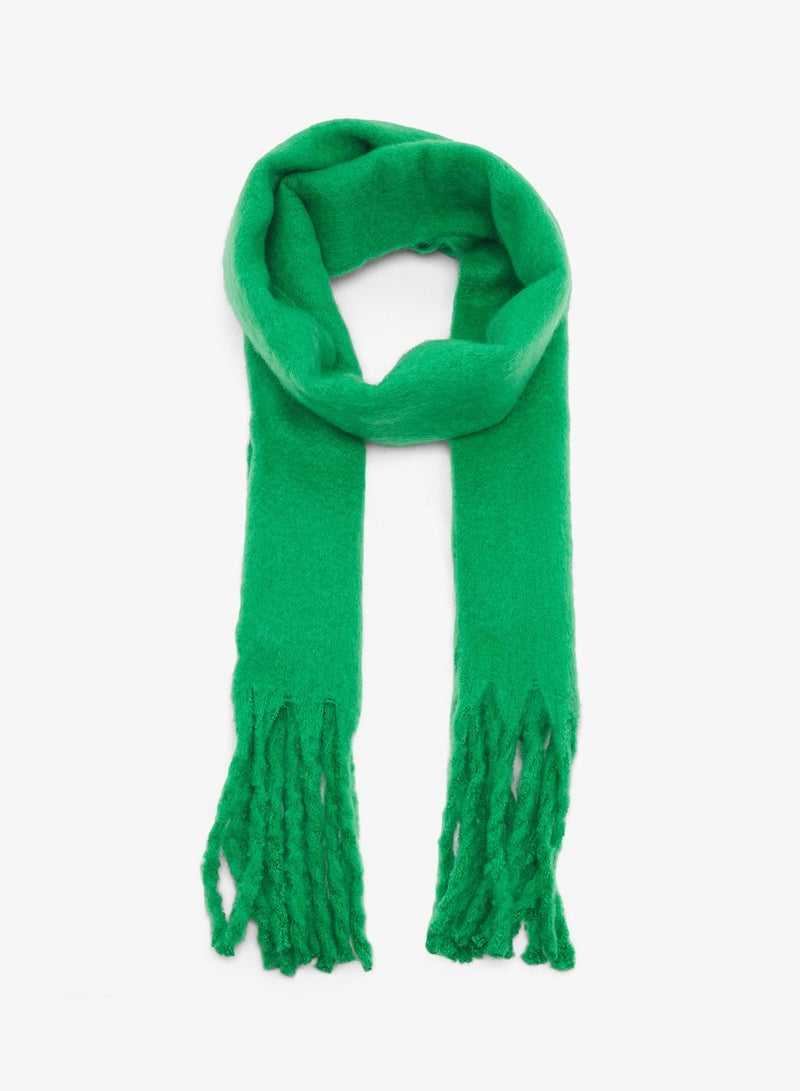 ELLA Soft Fluffy Tassel Scarf - Image 2