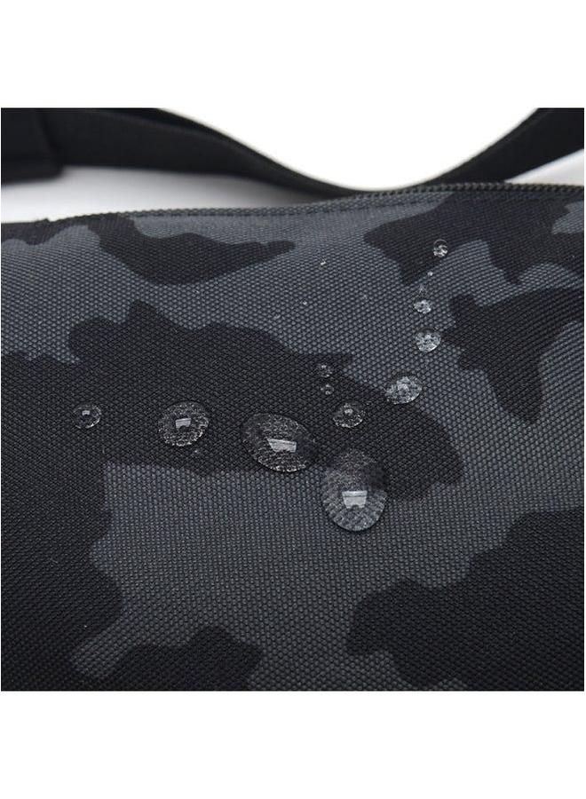 Generic OxFord Cloth Waterproof Outdoor Multi-Layer Sportswear Mobile Phone Waist Bag Men's Work Durable Crossbody Mountaineering Bag-Color:Black Camouflage  - Image 5