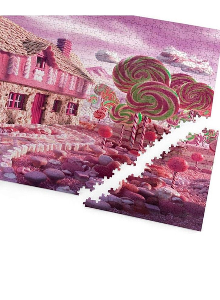 1000-Piece Jigsaw Puzzle Sweet Candy House Set - Image 3