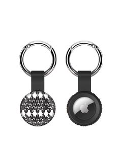 Airtag Case Metal Key Ring with Tough Case for Apple Airtag cover - Teardrop Leaves
