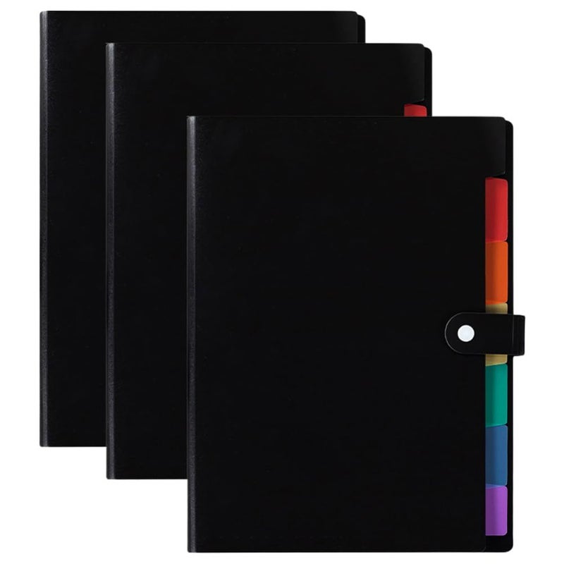3 Pcs Expanding File Folder Multi Layer Portable Document Organizer for Office School Use - Image 2