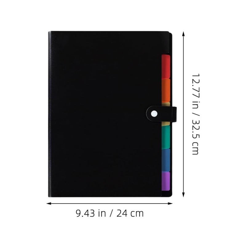 3 Pcs Expanding File Folder Multi Layer Portable Document Organizer for Office School Use - Image 5