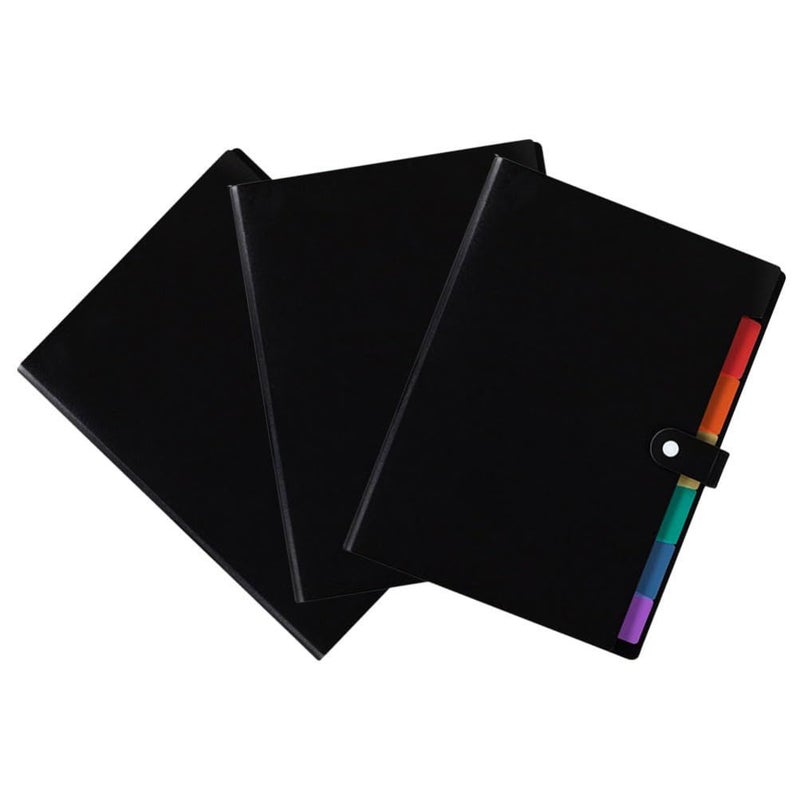 3 Pcs Expanding File Folder Multi Layer Portable Document Organizer for Office School Use - Image 4