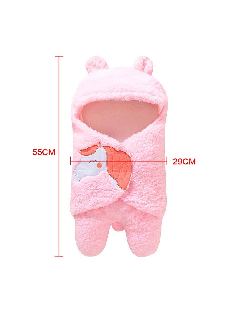 general Adjustable Soft Baby Swaddling Infant Hooded Wearable Blanket Sleeping Bag - Image 2