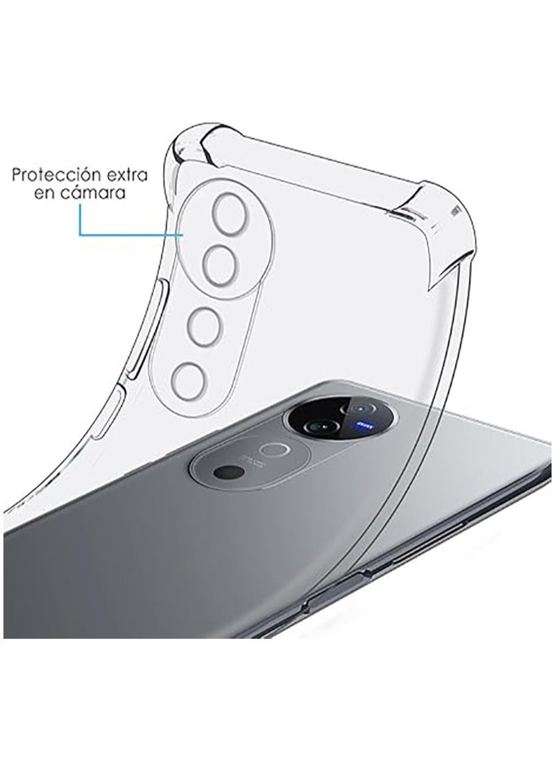 Generic Silicone Case for Vivo V50 5G Clear TPU Four Corners Grade Protection Cover Transparent Soft funda  - Image 2