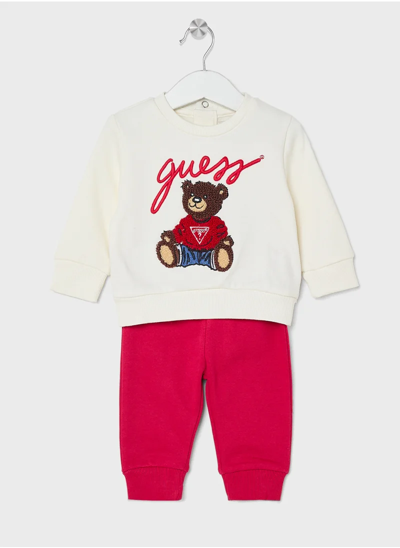 GUESS Kids Logo Detail T-Shirt Sets