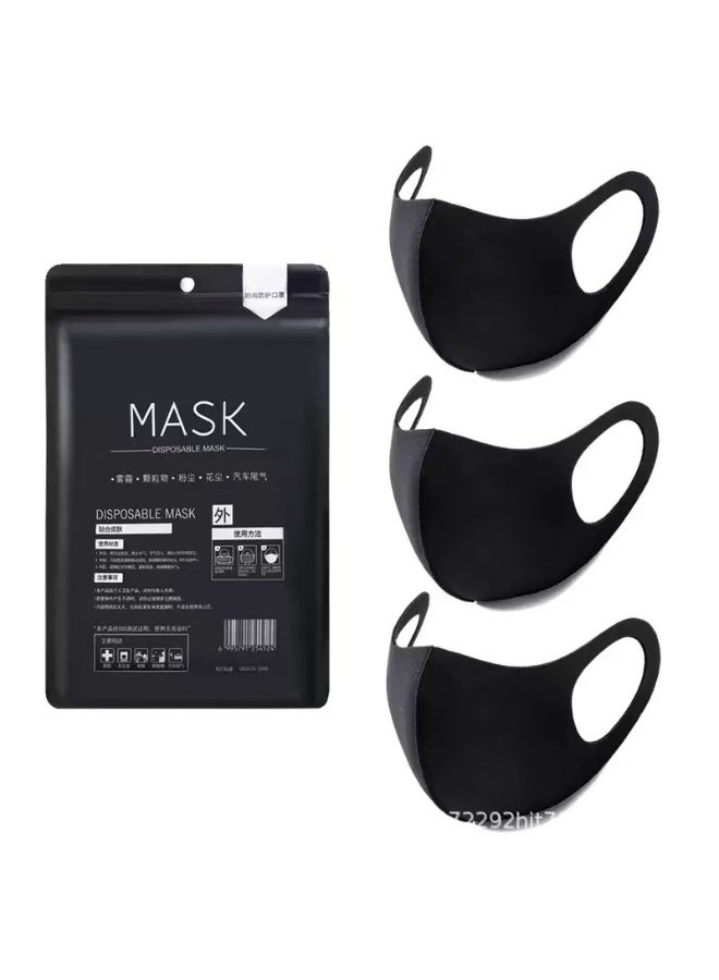 3-piece pack of 3D breathable masks, reusable sun protection masks, suitable for daily commuting, hiking and cycling sports face coverings. - Image 3