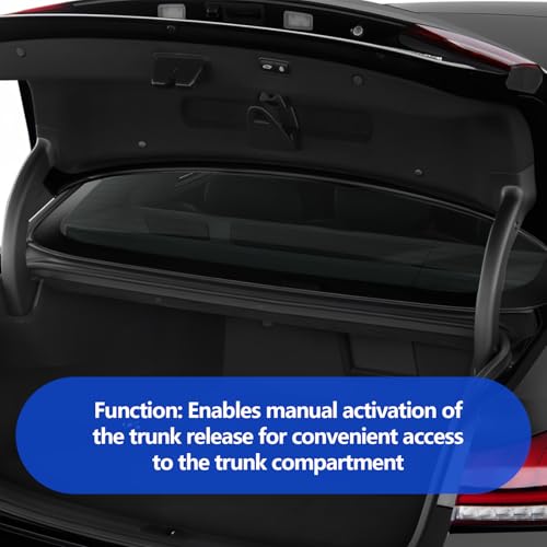 Rear Switch Trunk Release Lid Lock Handle Button Compatible with Hyundai Genesis G80 2015-2020 Part Numbers 81260-B10104X 81260-B10104X - Image 5