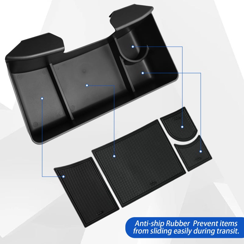Ryansunoro Central Console Hanging Organizer Box for Chevy Silverado GMC Sierra 1500 2019-2025 and Chevrolet Silverado/Sierra 2500HD 3500HD 2020-2025 Split-Bench Seat Only - Image 5