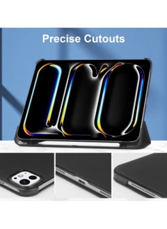 Best Choice Products 2024 iPad Pro 11 Inch Case M4 (5th Generation) with Pencil Holder,Support Touch ID and Auto Wake/Sleep - Black  - Image 4