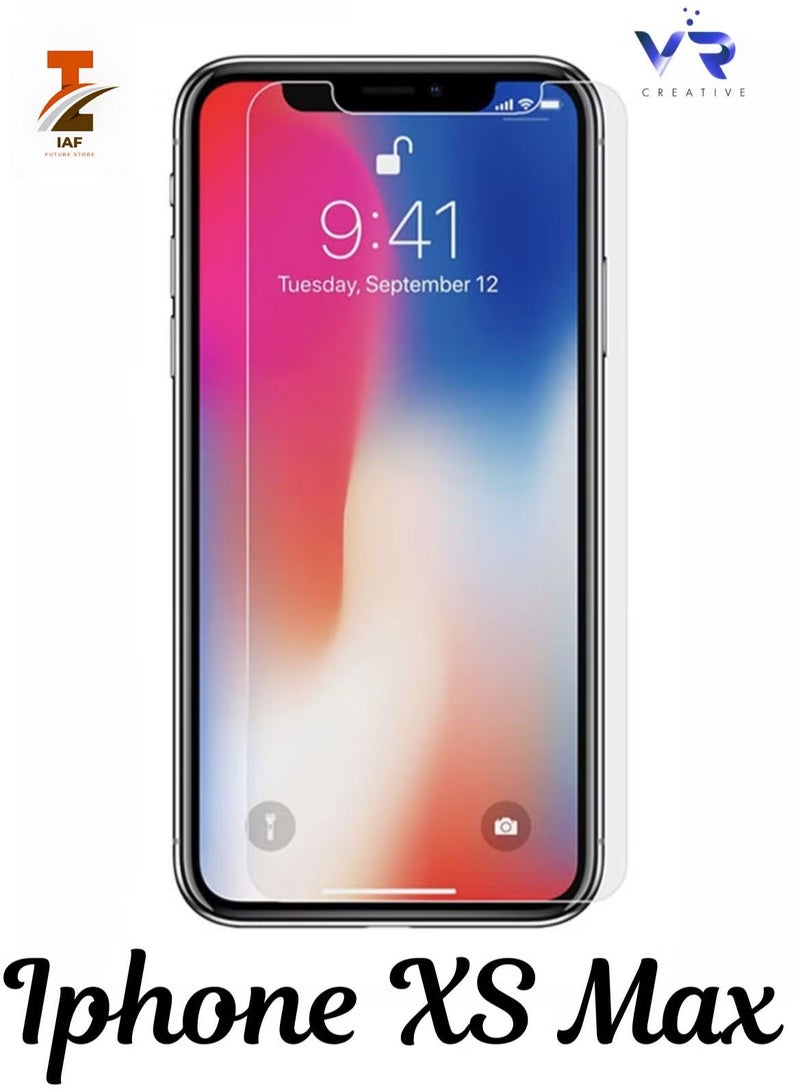 IAF Protective Tempered Glass HD Clear Screen Protector For Apple iphone XS Max - Clear - Image 1