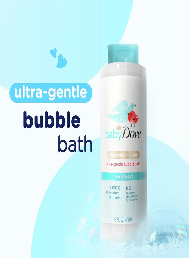 Baby Dove Bubble Bath Rich Moisture for nourished Skin and Bath time Fun Sensitive Skin Care with Skin-Natural nutrients 16 oz - Image 2