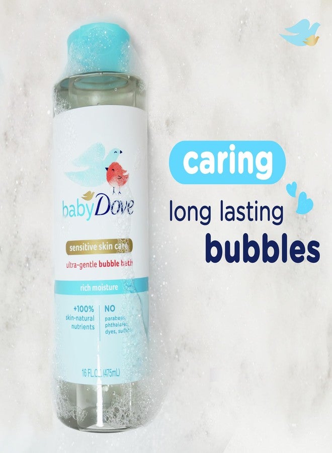 Baby Dove Bubble Bath Rich Moisture for nourished Skin and Bath time Fun Sensitive Skin Care with Skin-Natural nutrients 16 oz - Image 3
