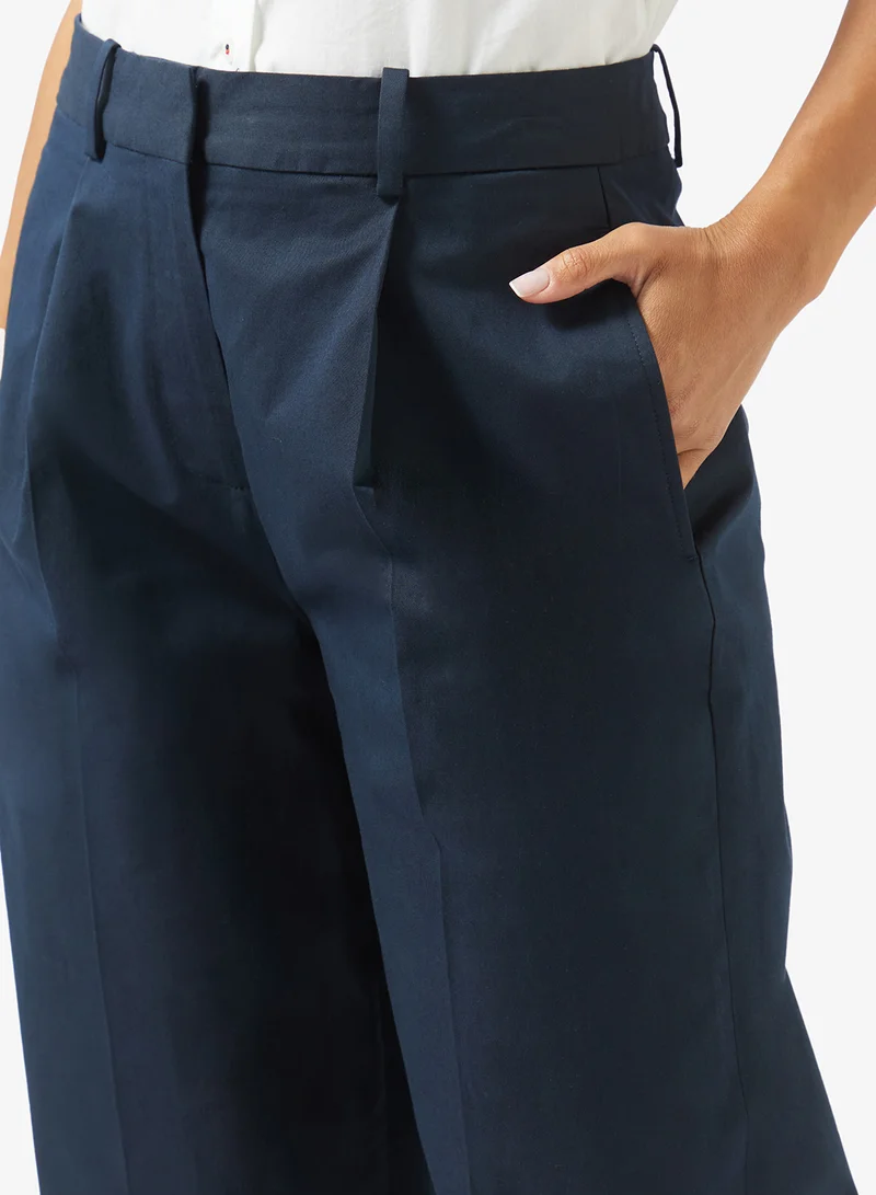 Tommy Hilfiger  Barrel Leg Mid Rise Chinos for Women | Best Price UAE