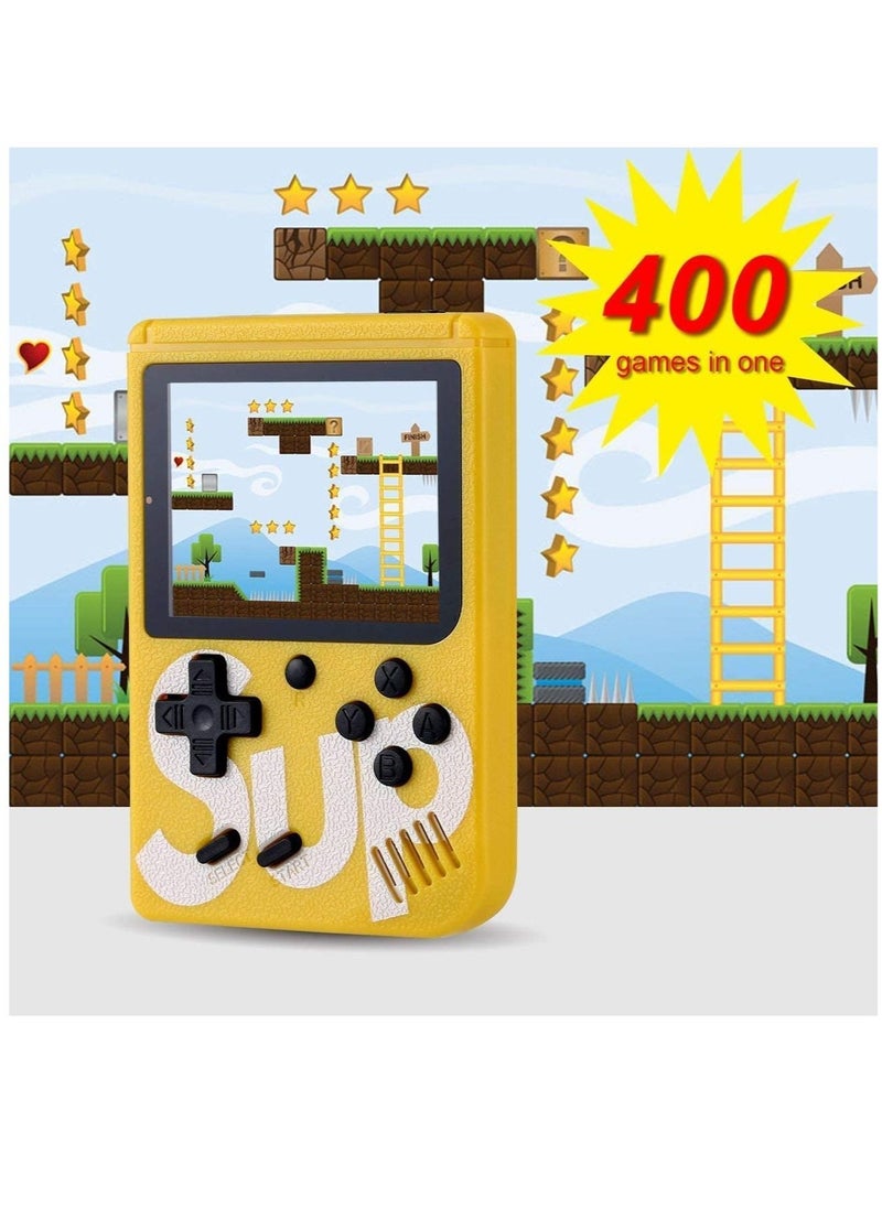 Generic - generic SUP Game Box Plus 400 in 1 Retro Mini Gameboy Console 3.0 Inch - Portable Rechargeable Single Player (Red) - Image 1