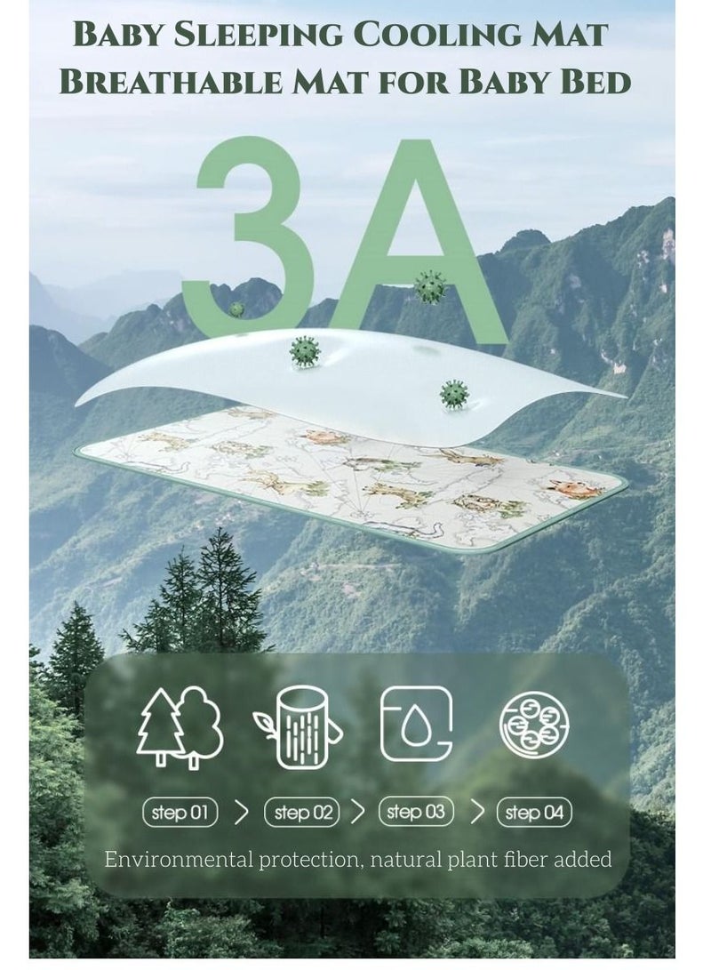 EMXEE Baby Sleeping Cooling Mat Breathable Mat for Baby Bed - Image 4