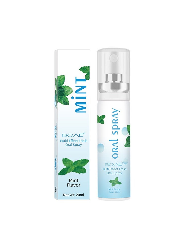 Generic Multi Effeet Fresh Oral Spray 20ml, Bad Breath Treatment for Adults,  Flavor Mouth Freshener, Effective Mouth Spray, Breath Freshener Spray, Oral Care Spray, Mouth Healthy Care  - Image 1