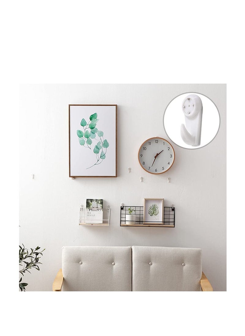 Generic - 60Pack Picture Hangers for Hardwall Concrete Wall Hanging Photo Frames Drywall Hook Art Painting Display Hangers Clock Wedding Photos Hanging Hardware Kit for Home Office - Image 1