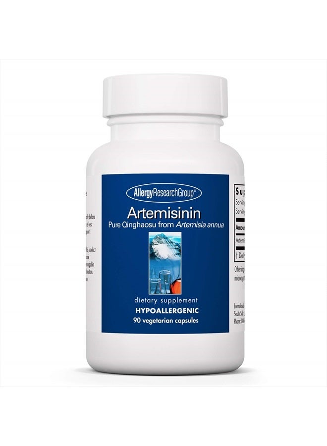 Allergy Research Group Artemisinin Supplement - GI Tract Support, Pure Qinghaosu from Artemisia annua, Thujone-Free, Hypoallergenic, Vegetarian Capsules - 90 Count - Image 1