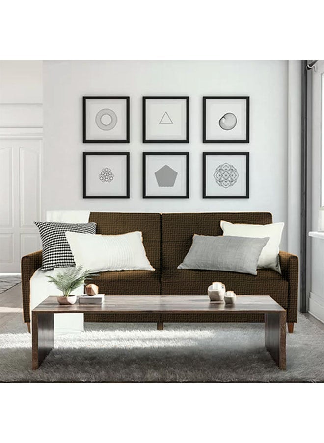 Soufa Dibaj Odessa | 2-Seater Sofa Upholstered In Velvet 193x85x86 cm - Brown - Image 1