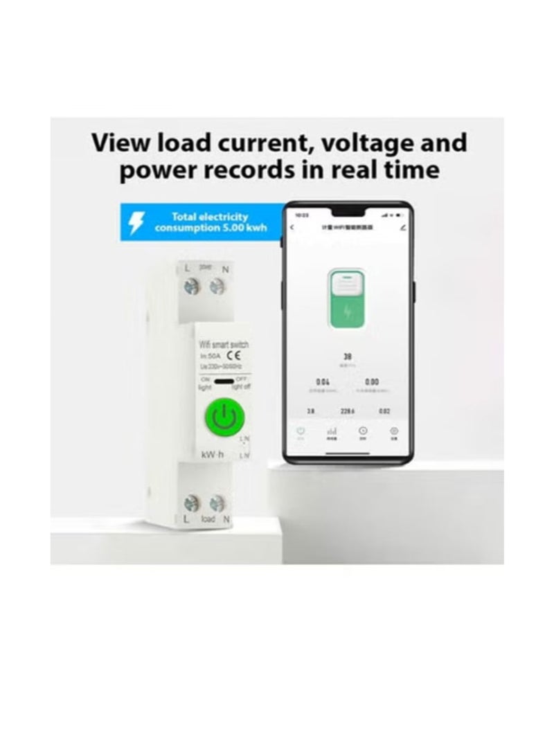 Smart Circuit Breaker Tuya APP WiFi Leakag Protection  Remote Control For Smart - Image 5