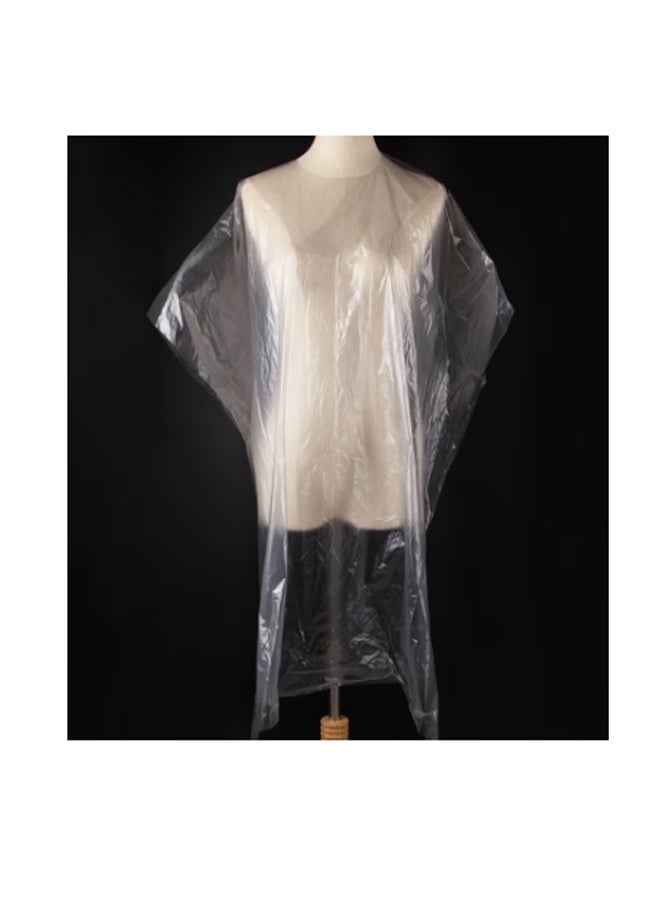 50 عباءة ملونة للشعر يمكن التخلص منها، ومرايل مقاومة للماء لتصفيف الشعر المصبوغ، وعباءات حلاقة يمكن التخلص منها للاستخدام المنزلي وفي صالونات التجميل. - Image 1