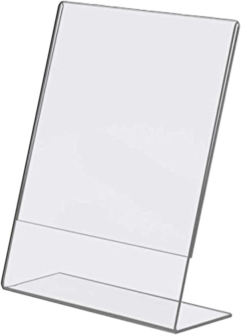 Al Raied ARS® Acrylic Tent Card Holder Display Stand – A4 Size 8.5x12 Inch Clear Signage & Photo Frame Stand - Image 5