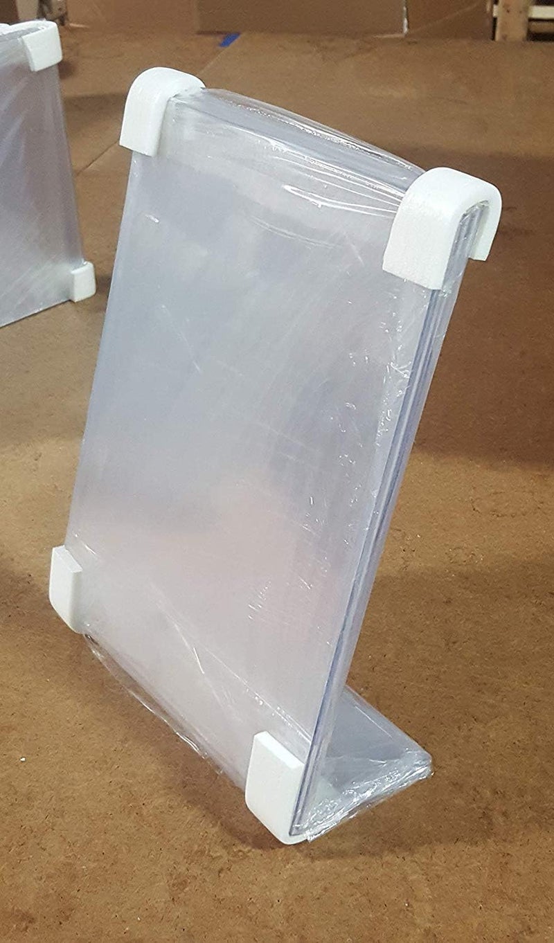 Al Raied ARS® Acrylic Tent Card Holder Display Stand – A4 Size 8.5x12 Inch Clear Signage & Photo Frame Stand - Image 2