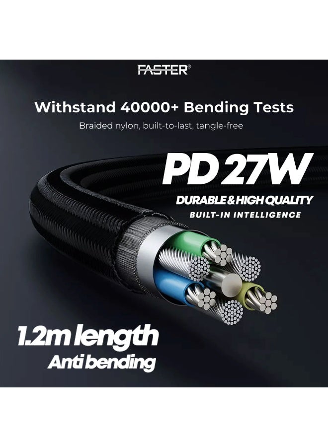 FASTER 27W USB-C TO LIGHTNINGDIGITAL DATA CABLE VL-50 - Image 4