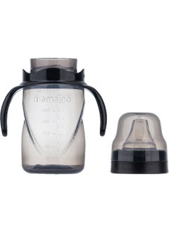 Mamajoo Non-Spill Educational Cup with Handle Black 270 ml Anti-Colic Spout  - Image 3