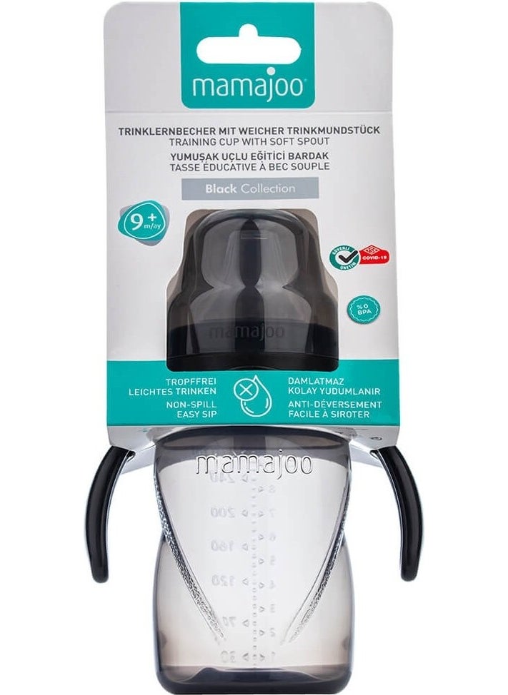 Non-Spill Educational Cup with Handle Black 270 ml Anti-Colic Spout - pzsku/Z3C6C271891031238C532Z/45/_/1728061686/f048b145-585d-48a0-a89c-437967956ff0