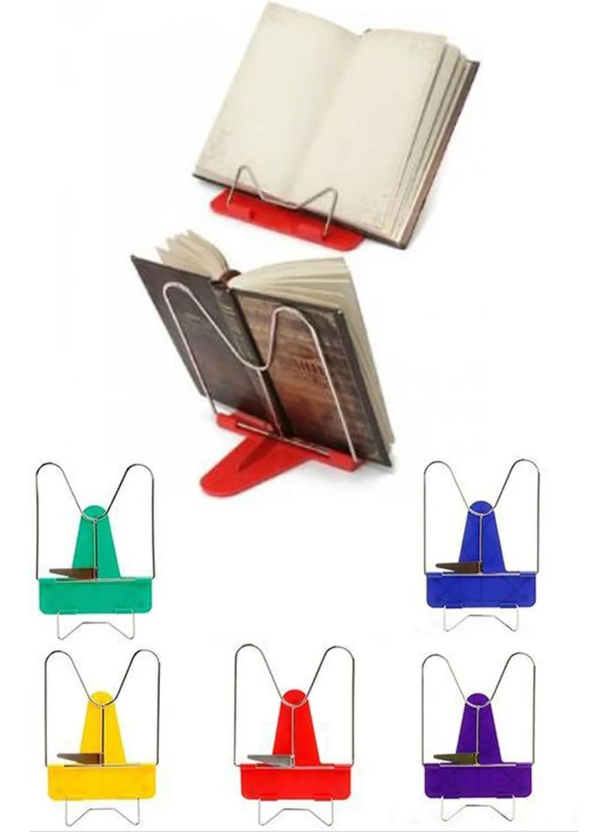 Ezolan Portable Adjustable Metal Book Reading Stand Device