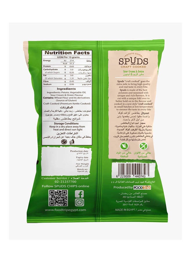 SPUDS - Craft Cooked Sour Cream & Onion 73-83g - Image 1