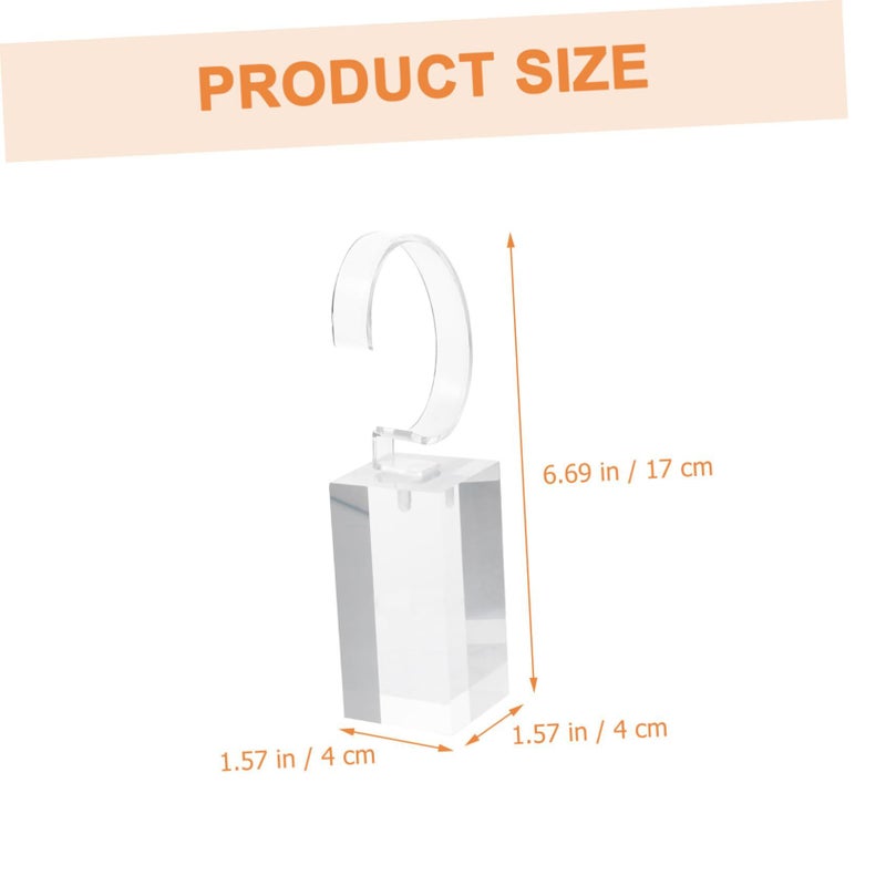 3 Pcs Acrylic Kids Watch Stand Bracelet Holder Display Rack Desktop Organizer - Image 3